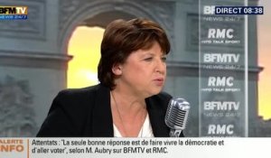 Bourdin Direct : Martine Aubry tacle Marine Le Pen