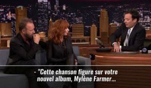 A la télé américaine, Mylène Farmer corrige Jimmy Fallon à coup de poêle