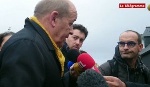 Régionales. Visite de campagne à Concarneau pour Le Drian