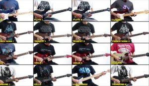 Ce guitariste joue le theme de Star Wars : 32 instruments avec une guitare