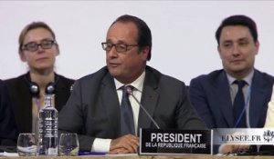 COP 21: Hollande salue la plus belle des révolutions