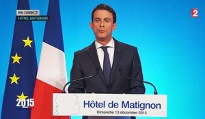 Régionales : "Le danger de l'extrême droite n'est pas écarté", selon Manuel Valls
