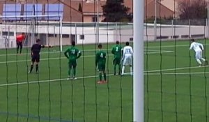 U17 National - OM 5-1 Toulouse Fontaines : le but de Mathieu Buech (10e, sp)