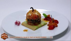 La recette autour de la salade de fruits de Philippe Etchebest