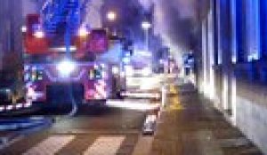Mouscron: violent incendie dans la rue des Brasseurs