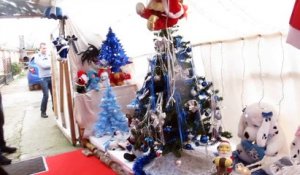 Décorations (intérieures) de Noël chez une passionnée à Saint-Omer