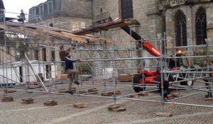 Installation d'une piste de luge à Alençon