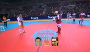 Futsal:  le duel entre Falcao et le freestyler Sean Garnier