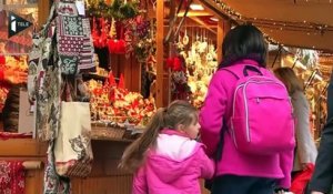 Les commerçants du marché de Noël de Strasbourg font grise mine