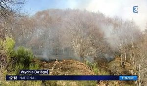 Incendies en Ariège : 500 hectares partis en fumée, du jamais vu en décembre