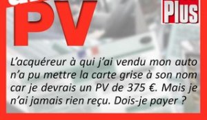 PV non payé = véhicule gagé = carte grise bloquée