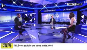 Le présentateur du JT d'iTélé se lâche et souhaite en direct "qu'en 2016, le lion lèche la gazelle", puis... s'excuse !