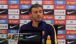 Barça - Enrique : "Notre objectif ? Bien jouer et gagner chaque match"
