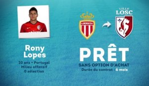 Officiel : Rony Lopes retourne au LOSC !