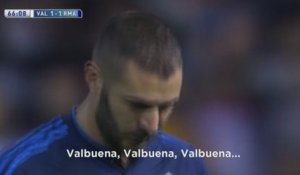 Valence : Benzema chambré par des "Valbuena, Valbuena" !
