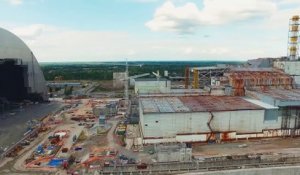 Des images récentes de Tchernobyl filmées avec un drone