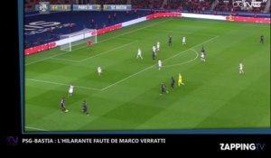 PSG – Bastia : L’hilarante faute de Marco Verratti (vidéo)