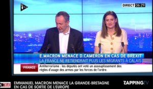 Emmanuel Macron menace la Grande-Bretagne en cas de sortie de l'Europe (vidéo)