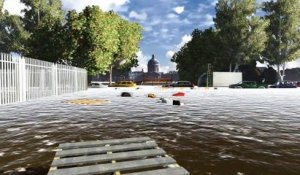 Simulation de montée des eaux de la Seine à Paris
