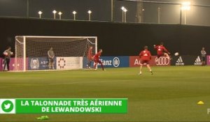 Zap Foot du 11 janvier: Suarez rate un but immanquable, La talonnade aérienne de Lewandowski, des lycéens japonais inventent une combinaison sur CF etc.