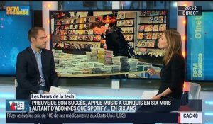 Les News de la Tech: Le service de streaming musical d'Apple a conquis autant d'abonnés que Spotify - 11/01