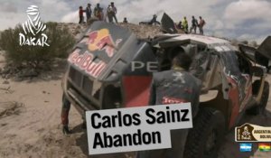 Carlos Sainz abandons / abandona / abandonne - Stage / Etapa / Etape 10 - Dakar 2016