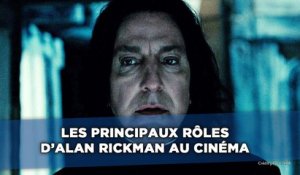 Les principaux rôles d'Alan Rickman au cinéma