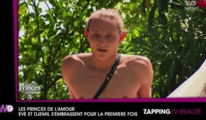 Les Princes de l’amour : Le premier baiser de Djémil et Eve tourne au ridicule (vidéo)