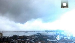 Alerte chimique après un incendie dans le plus grand port brésilien dans l'Etat de São Paulo