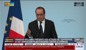 Les vœux de François Hollande aux acteurs de l'entreprise et de l'emploi – 18/01