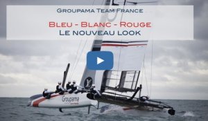 Groupama Team France navigue désormais en BLEU-BLANC-ROUGE