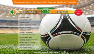 Ivoire Académie FC vs Siguilolo FC (0-0), Résumé, journée 3, Ligue 2,  Parc des Sports de Treichville (9 Janvier 2016)
