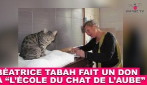 Béatrice Tabah fait un don à “L’école du Chat de l’Aube” ! Maintenant dans la minute chat #107