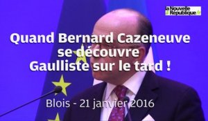 VIDEO (41) Bernard Cazeneuve se découvre Gaulliste lors de ses voeux à Blois