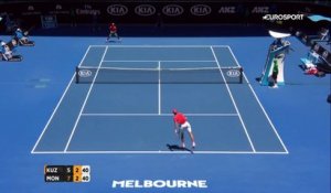 Open d'Australie 2016 : Plongeon de Gaël Monfils