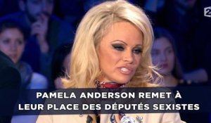 Pamela Anderson remet à leur place des députés français sexistes