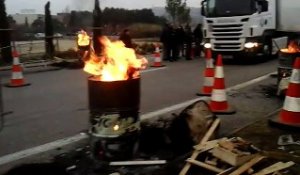 Grève des taxis : barrage filtrant à l'aéroport de Marseille-Marignane