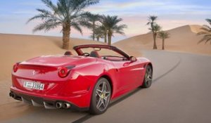 Virée dans le désert pour la Ferrari California T