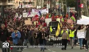 Les opposants à l'état d'urgence manifestent à travers la France