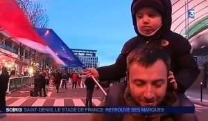 Le Stade de France a repris vie, après les drames du 13 novembre