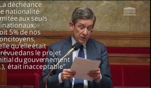 Les larmes du députés Charles de Courson