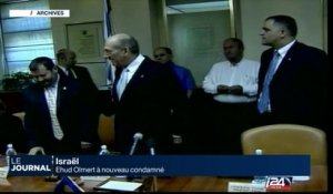Ehud Olmert a été condamné à 1 mois de prison supplémentaire