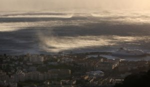 Intempéries en Corse : vents violents à Bastia