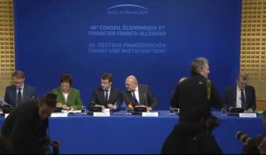 Archive - 48e Conseil économique et financier franco-allemand : conférence de presse en français et allemand
