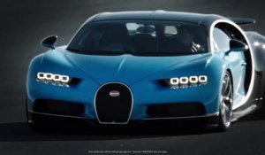 La supercar Bugatti Chiron