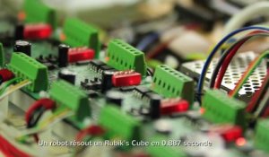 Un robot résout un Rubik's Cube en 0.887 s