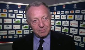 Foot - L1 - OL : Aulas «Ça permet de vivre plus sereinement»