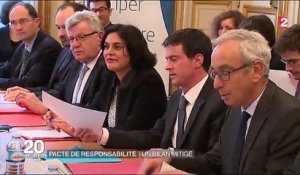 Pacte de responsabilité : Manuel Valls hausse le ton