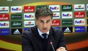 La conférence de presse de Michel après OM-Bilbao (0-1)