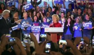 Primaires américaines: Clinton et Trump gagnent, Bush renonce